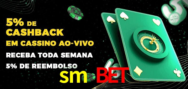 Promoções do cassino ao Vivo sm bet